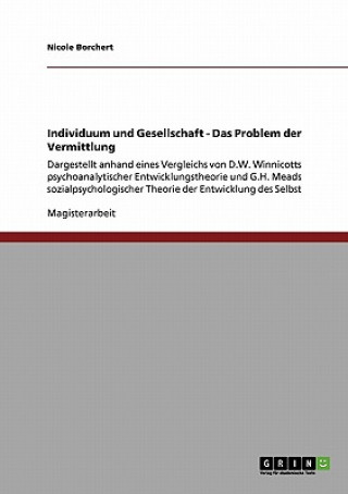 Книга Individuum und Gesellschaft - Das Problem der Vermittlung Nicole Borchert