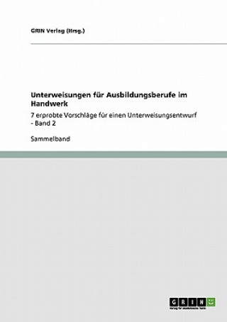 Carte Unterweisungen für Ausbildungsberufe im Handwerk Grin Verlag (Hrsg. )