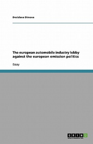 Carte The european automobile industry lobby against the european emission politics Desislava Dimova