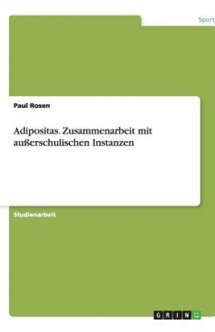 Book Adipositas. Zusammenarbeit Mit Au erschulischen Instanzen Paul Rosen