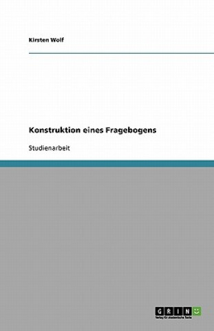 Carte Konstruktion eines Fragebogens Kirsten Wolf