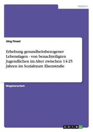 Carte Erhebung gesundheitsbezogener Lebenslagen - von benachteiligten Jugendlichen im Alter zwischen 14-25 Jahren im Sozialraum Elsenstrasse Jörg Finzel