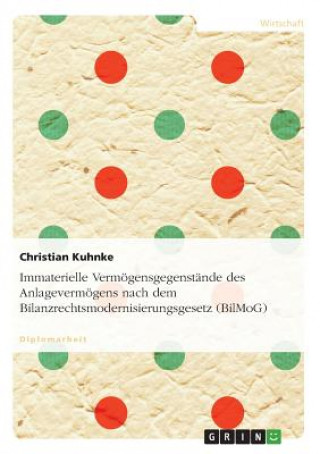 Książka Immaterielle Vermoegensgegenstande des Anlagevermoegens nach dem Bilanzrechtsmodernisierungsgesetz (BilMoG) Christian Kuhnke