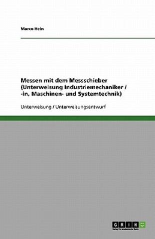 Carte Messen mit dem Messschieber (Unterweisung Industriemechaniker / -in, Maschinen- und Systemtechnik) Marco Hein