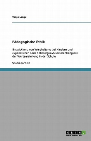 Kniha Padagogische Ethik Tanja Lange