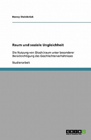 Kniha Raum und soziale Ungleichheit Ronny Steinbrück