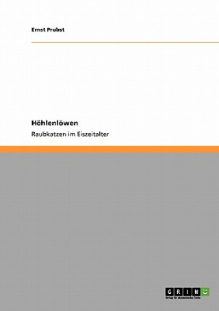 Kniha Hoehlenloewen Ernst Probst
