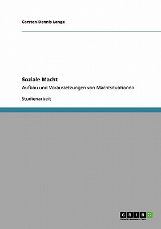 Book Soziale Macht Carsten-Dennis Lange