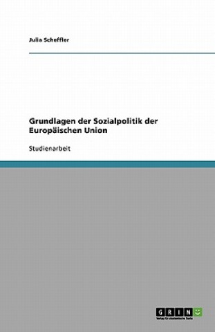 Carte Grundlagen der Sozialpolitik der Europaischen Union Julia Scheffler