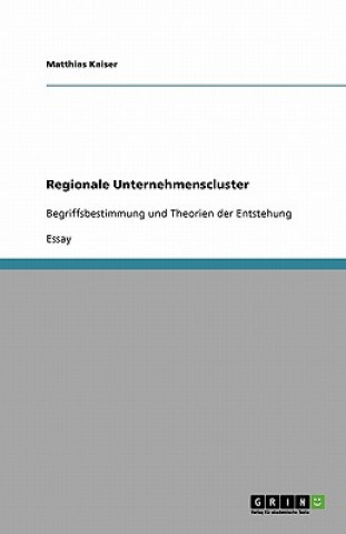 Kniha Regionale Unternehmenscluster Matthias Kaiser