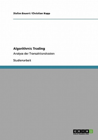 Kniha Algorithmic Trading Stefan Bauert