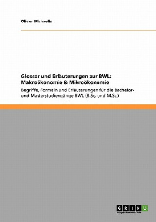 Książka Glossar und Erlauterungen zur BWL Oliver Michaelis