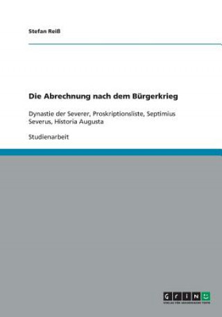 Buch Abrechnung nach dem Burgerkrieg Stefan Reiß