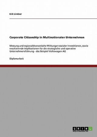 Carte Corporate Citizenship in Multinationalen Unternehmen Erik Lindner
