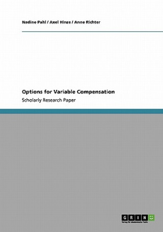 Książka Options for Variable Compensation Nadine Pahl