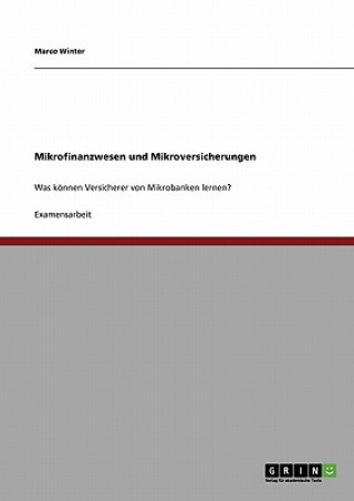 Carte Mikrofinanzwesen und Mikroversicherungen Marco Winter