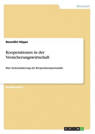Kniha Kooperationen in der Versicherungswirtschaft Benedikt Hüppe