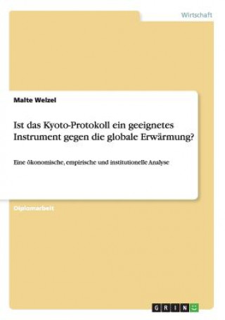 Könyv Ist das Kyoto-Protokoll ein geeignetes Instrument gegen die globale Erwarmung? Malte Welzel