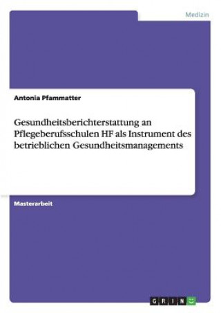 Könyv Gesundheitsberichterstattung an Pflegeberufsschulen HF als Instrument des betrieblichen Gesundheitsmanagements Antonia Pfammatter