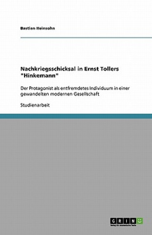 Kniha Nachkriegsschicksal in Ernst Tollers "Hinkemann" Bastian Heinsohn