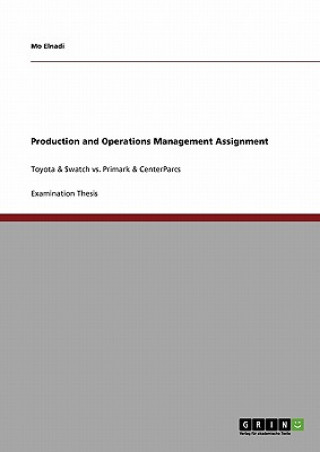 Knjiga Production and Operations Management Assignment Mo Elnadi