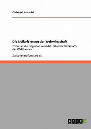 Kniha Dollarisierung der Weltwirtschaft Christoph Bernstiel