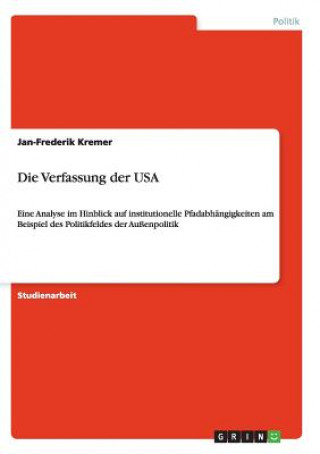 Książka Verfassung der USA Jan-Frederik Kremer