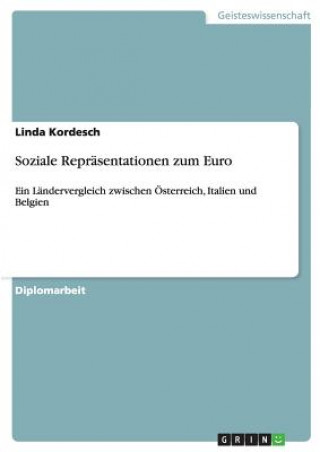 Książka Soziale Reprasentationen zum Euro Linda Kordesch