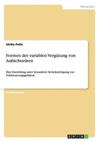 Buch Formen der variablen Vergutung von Aufsichtsraten Ulrike Polle