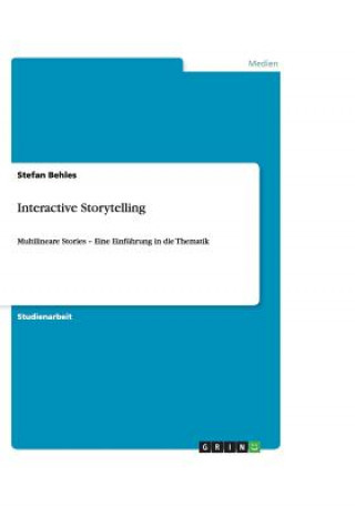 Book Interactive Storytelling Stefan Behles
