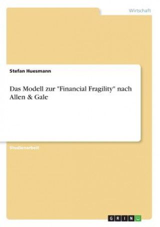 Книга Modell zur Financial Fragility nach Allen & Gale Stefan Huesmann