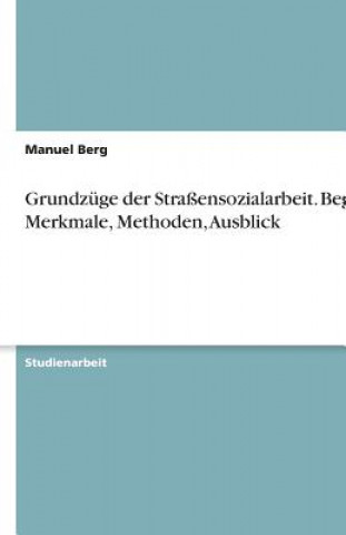 Kniha Grundzüge der Straßensozialarbeit Manuel Berg