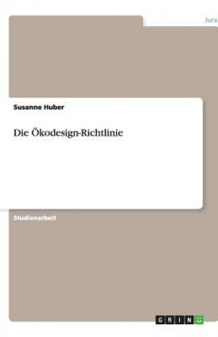 Buch OEkodesign-Richtlinie Susanne Huber
