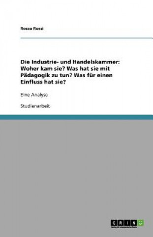 Książka Industrie- Und Handelskammer Rocco Rossi