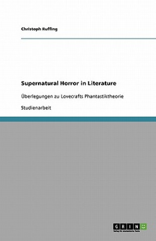 Carte Supernatural Horror in Literature Christoph Ruffing