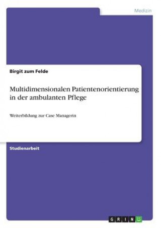 Könyv Multidimensionalen Patientenorientierung in der ambulanten Pflege Birgit Zum Felde