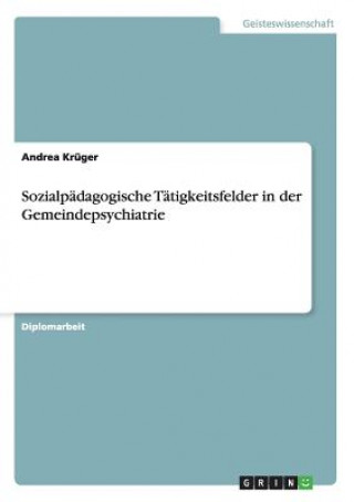 Könyv Sozialpadagogische Tatigkeitsfelder in der Gemeindepsychiatrie Andrea Krüger