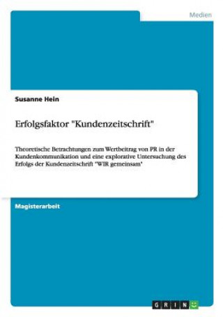 Knjiga Erfolgsfaktor Kundenzeitschrift Susanne Hein