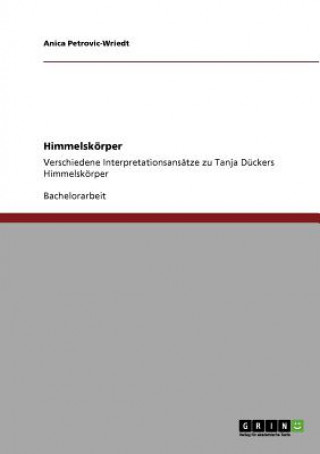 Kniha Himmelskoerper Anica Petrovic-Wriedt