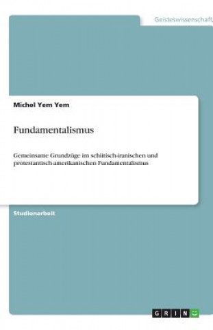 Kniha Fundamentalismus Michel Yem Yem