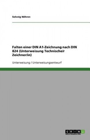 Kniha Falten einer DIN A1-Zeichnung nach DIN 824 (Unterweisung Technische/r Zeichner/in) Solveig Nöhren