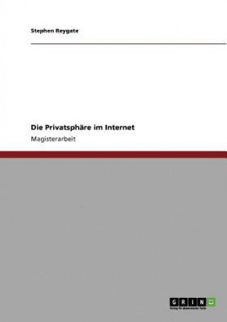 Buch Privatsphare im Internet Stephen Reygate