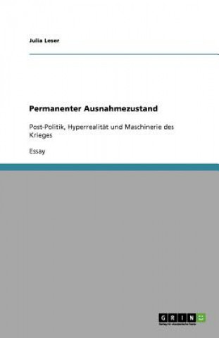 Carte Permanenter Ausnahmezustand Julia Leser