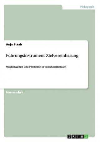 Könyv Fuhrungsinstrument Zielvereinbarung Anja Staab
