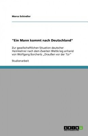 Könyv Mann kommt nach Deutschland Marco Schindler