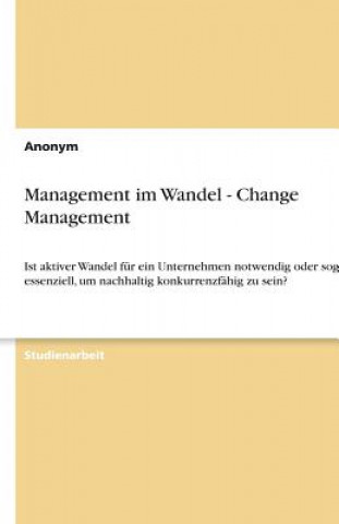 Knjiga Management im Wandel - Change Management André Richter