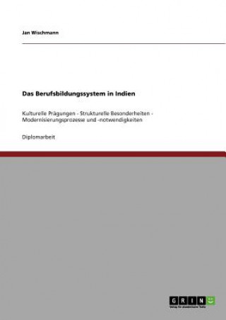 Kniha Berufsbildungssystem in Indien Jan Wischmann
