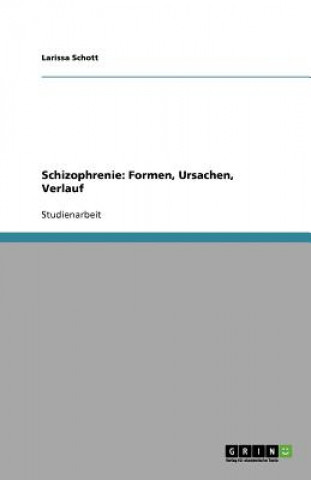 Książka Formen, Ursachen und Verlauf von Schizophrenie Larissa Schott