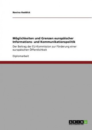 Kniha Moeglichkeiten und Grenzen europaischer Informations- und Kommunikationspolitik Navina Haddick