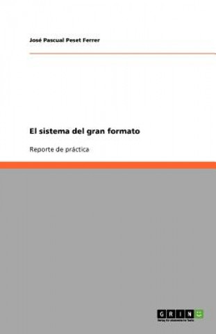 Könyv sistema del gran formato José Pascual Peset Ferrer